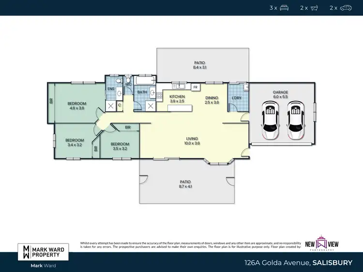 Floorplan of Homely house listing, 126A Golda Avenue, Salisbury QLD 4107