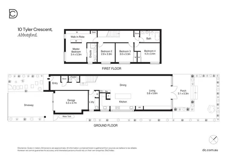 Floorplan of Homely semi-detached listing, 10 Tyler Crescent, Abbotsford NSW 2046
