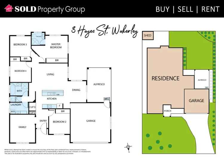 Floorplan of Homely house listing, 3 Hayes Street, Wakerley QLD 4154