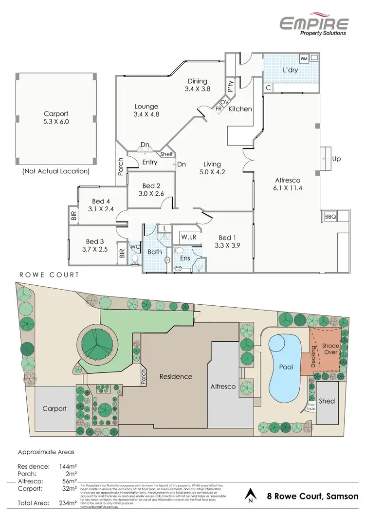 Floorplan of Homely house listing, 8 Rowe Court, Samson WA 6163