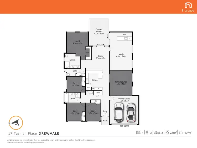 Floorplan of Homely house listing, 17 Tasman Place, Drewvale QLD 4116