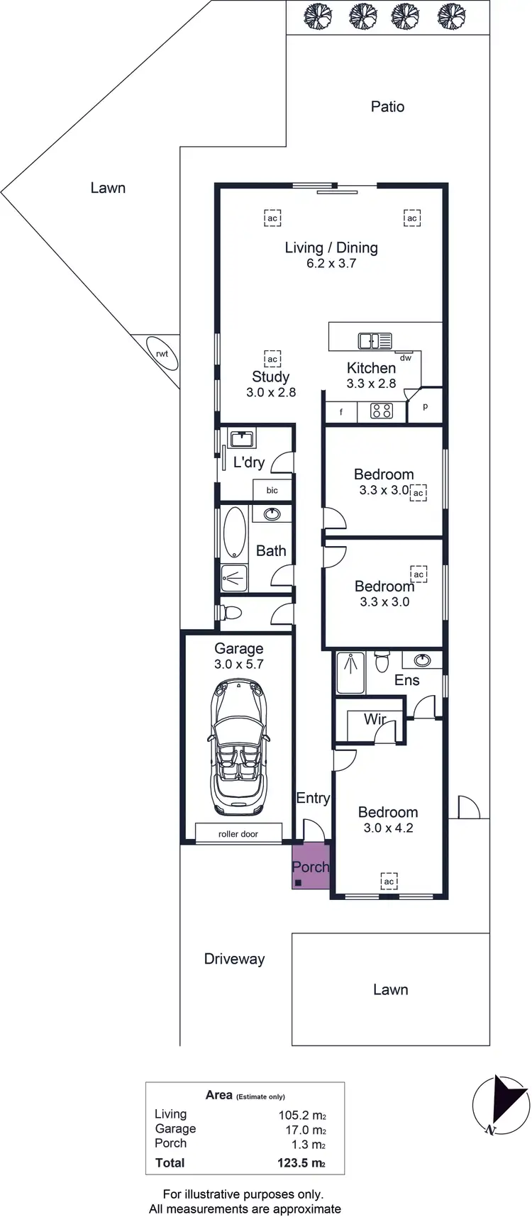 Floorplan of Homely house listing, 7a Martin Street, Birkenhead SA 5015