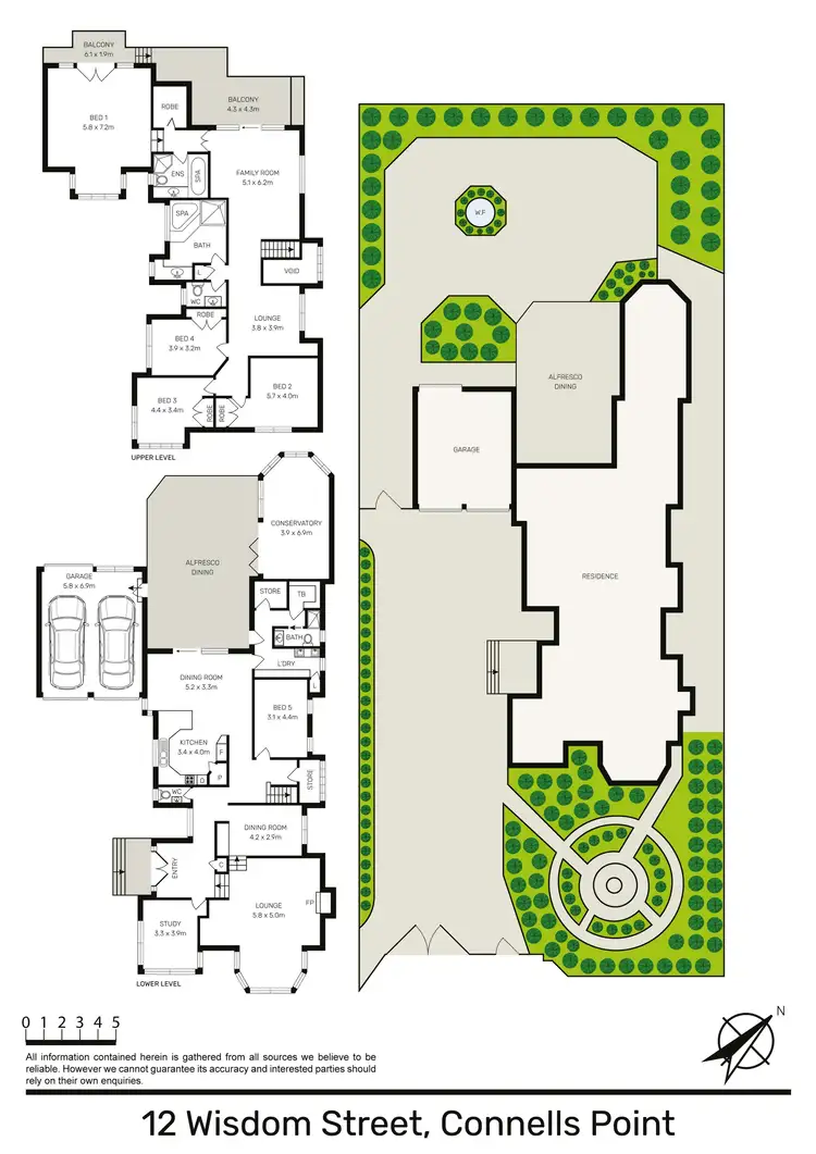 Floorplan of Homely house listing, 12 Wisdom Street, Connells Point NSW 2221