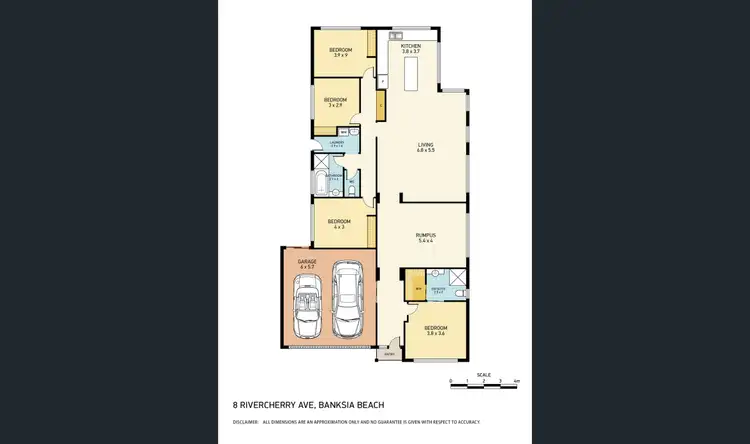 Floorplan of Homely house listing, 8 Rivercherry Avenue, Banksia Beach QLD 4507