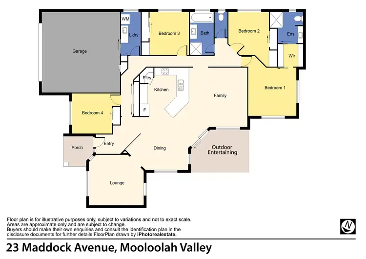 Floorplan of Homely house listing, 23 Maddock Avenue, Mooloolah Valley QLD 4553