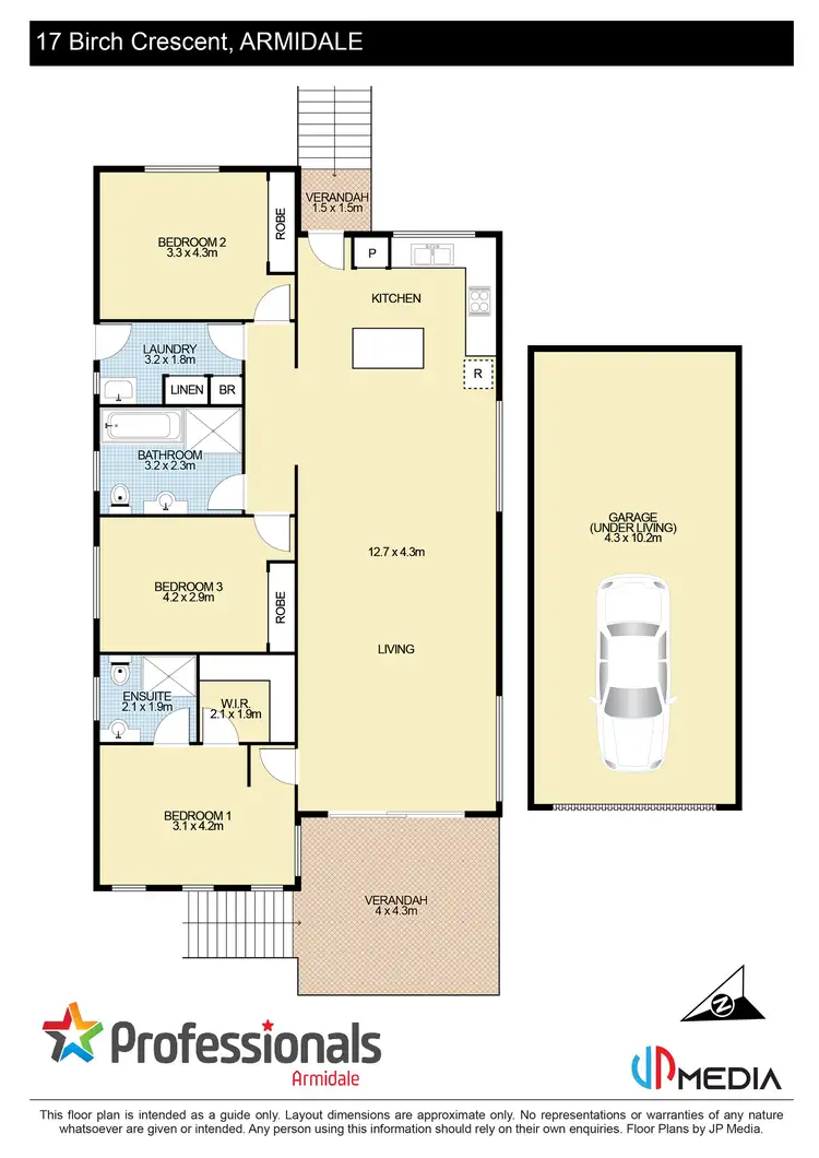 Floorplan of Homely house listing, 17 Birch Crescent, Armidale NSW 2350