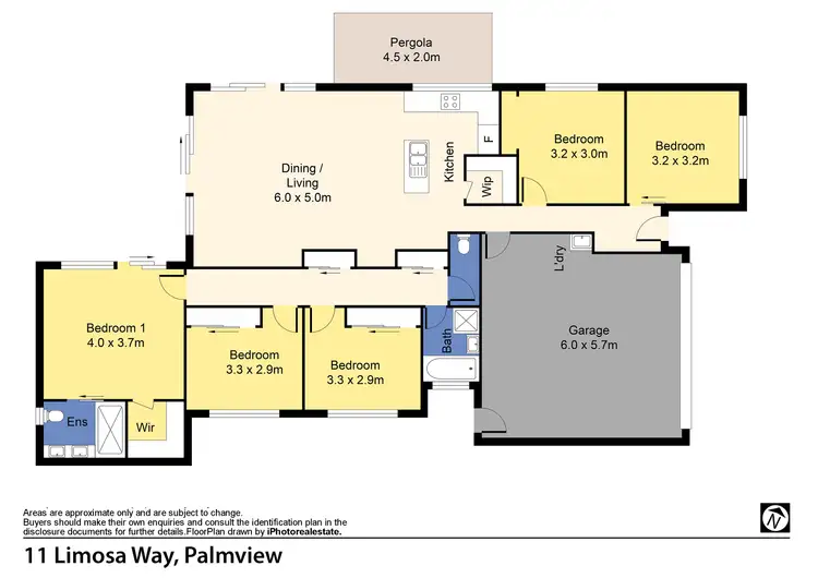 Floorplan of Homely house listing, 11 Limosa Way, Palmview QLD 4553
