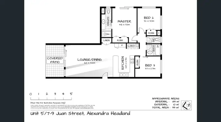 Floorplan of Homely apartment listing, 23/7-9 Juan Street, Alexandra Headland QLD 4572