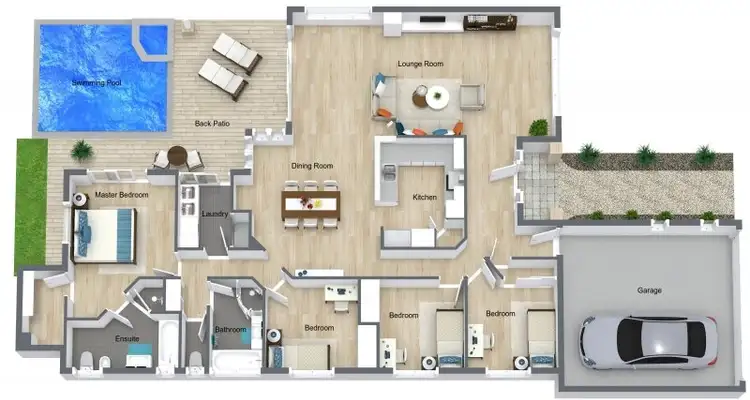 Floorplan of Homely house listing, 4 Dowsett Close, Yorkeys Knob QLD 4878