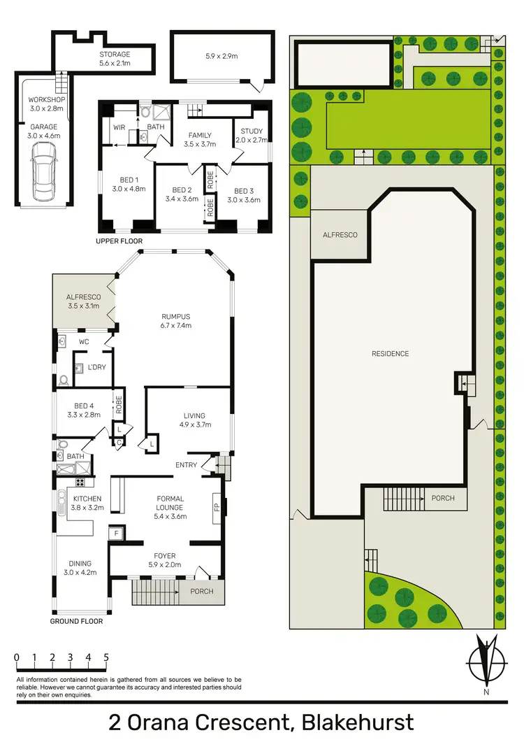 Floorplan of Homely house listing, 2 Orana Crescent, Blakehurst NSW 2221