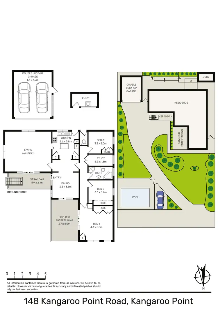 Floorplan of Homely house listing, 148 Kangaroo Point Road, Kangaroo Point NSW 2224