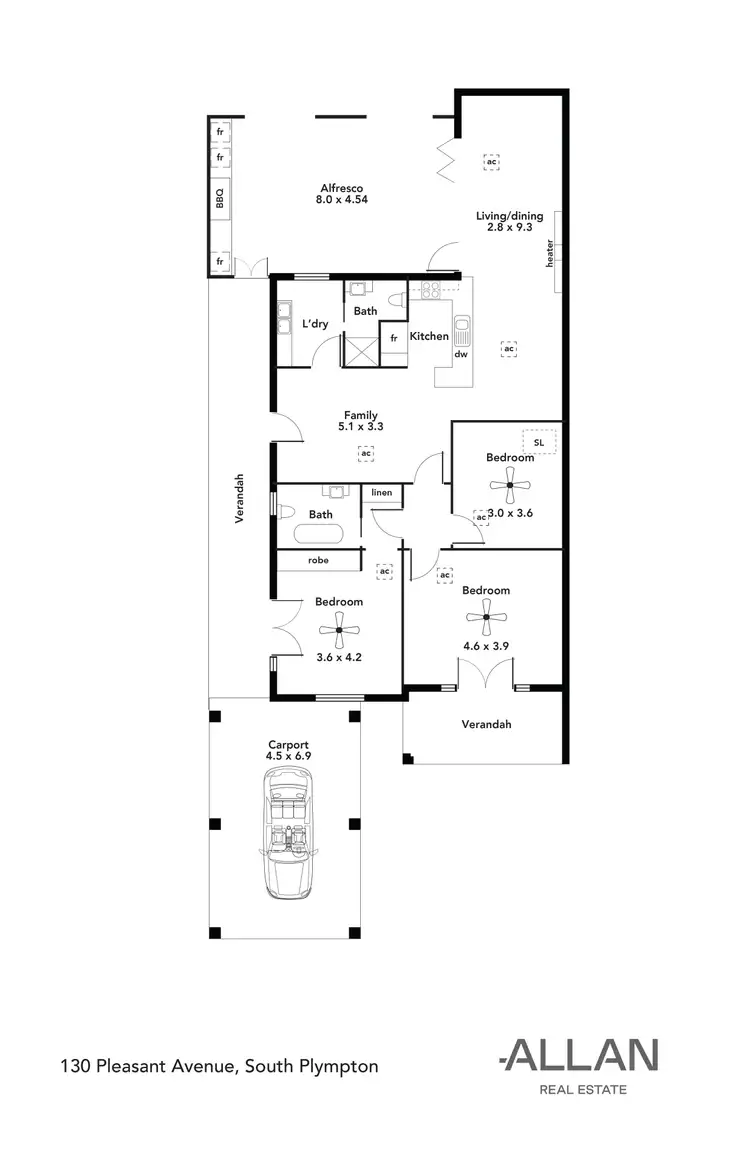 Floorplan of Homely house listing, 130 Pleasant Avenue, South Plympton SA 5038