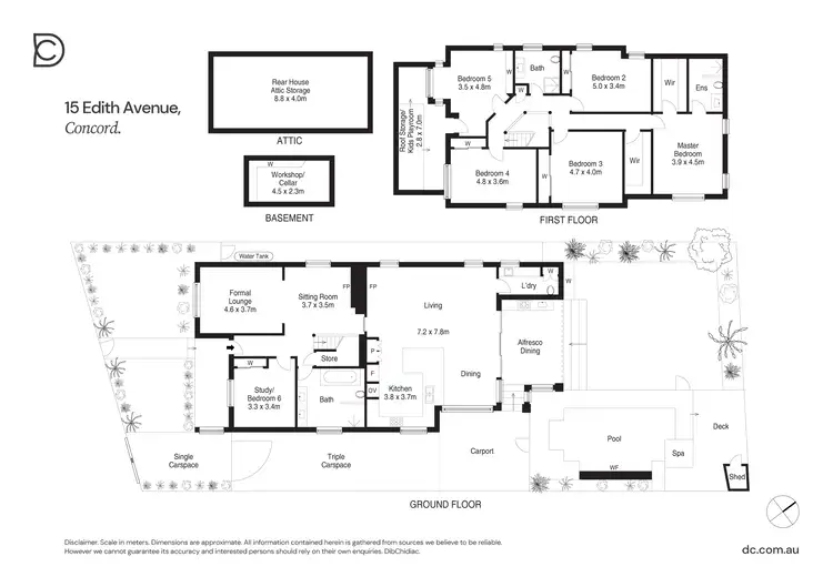 Floorplan of Homely house listing, 15 Edith Avenue, Concord NSW 2137