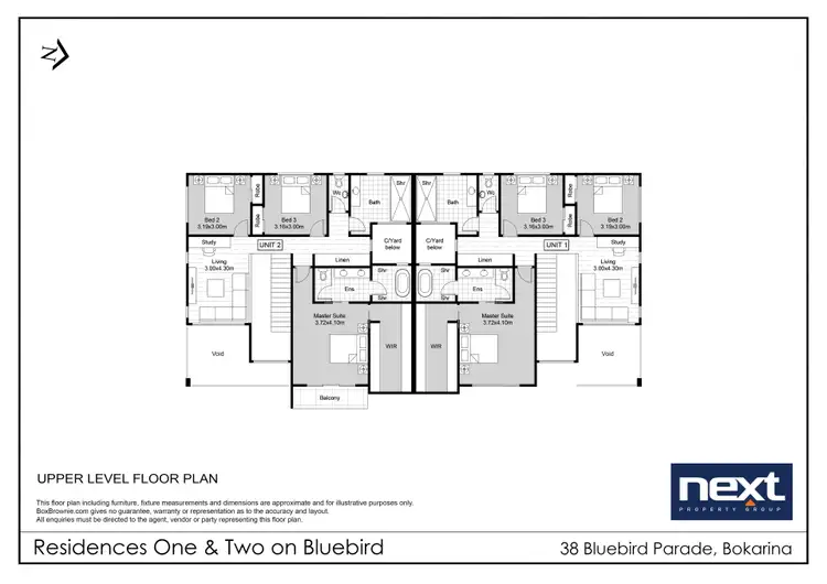 Floorplan of Homely house listing, 1/38 Bluebird Parade, Bokarina QLD 4575