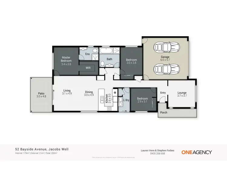Floorplan of Homely house listing, 52 Bayside Avenue, Jacobs Well QLD 4208