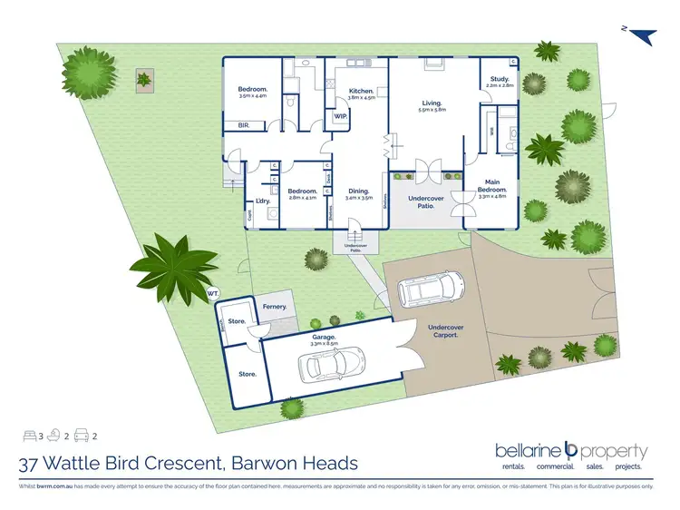 Floorplan of Homely house listing, 37 Wattlebird Crescent, Barwon Heads VIC 3227