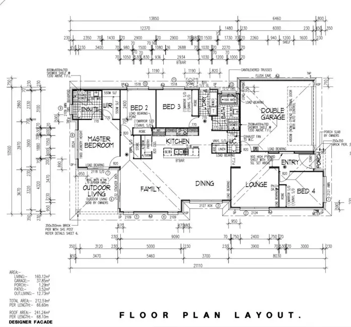 Floorplan of Homely house listing, 50 Parkway Crescent, Caboolture QLD 4510