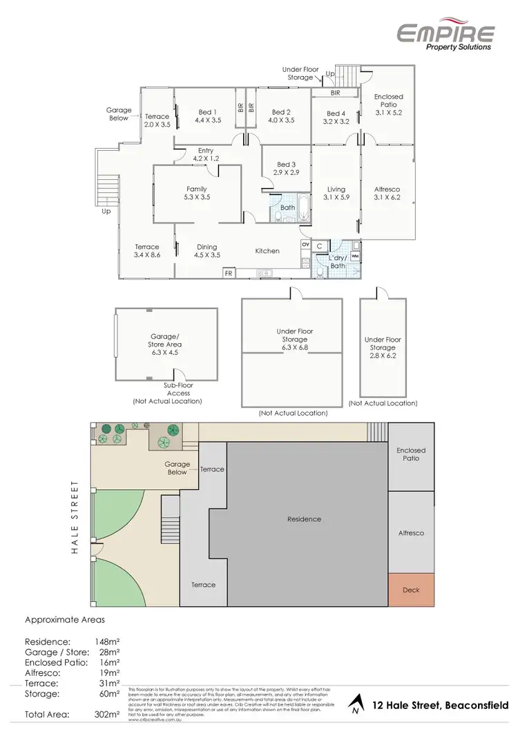 Floorplan of Homely house listing, 12 Hale Street, Beaconsfield WA 6162