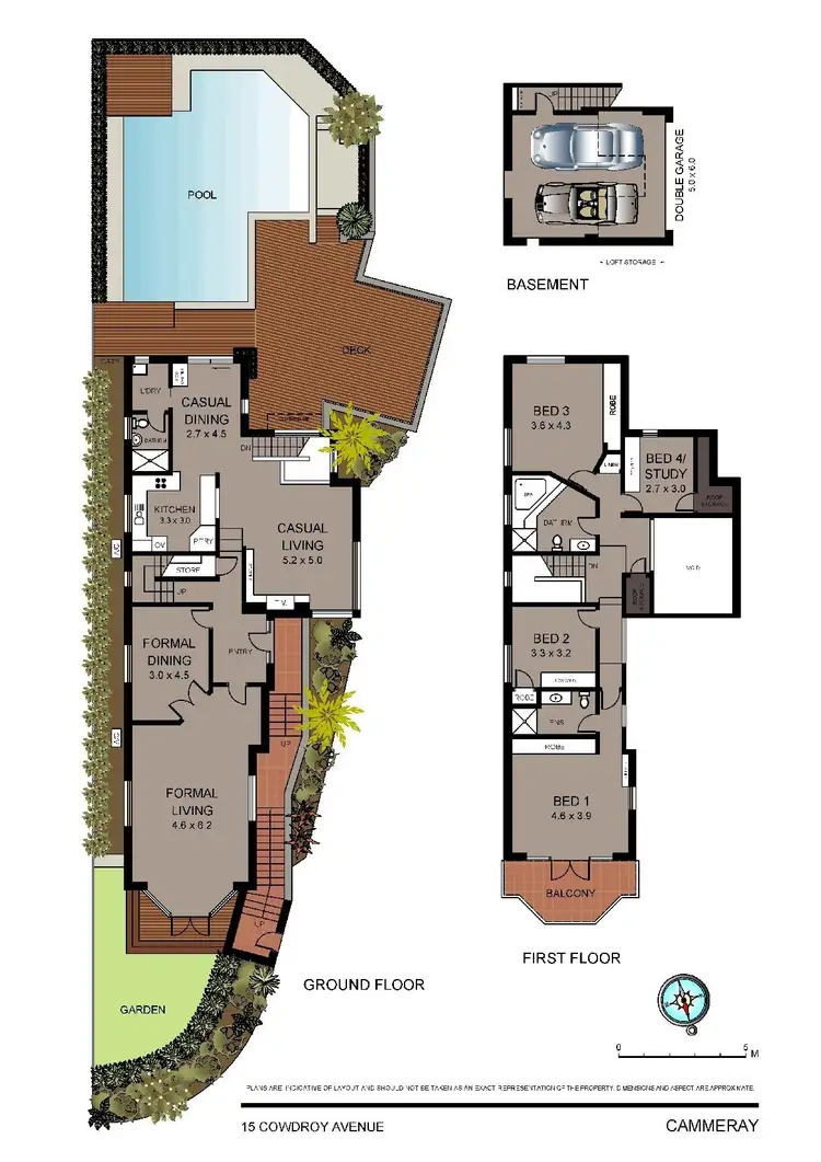 Floorplan of Homely house listing, 15 Cowdroy Avenue, Cammeray NSW 2062