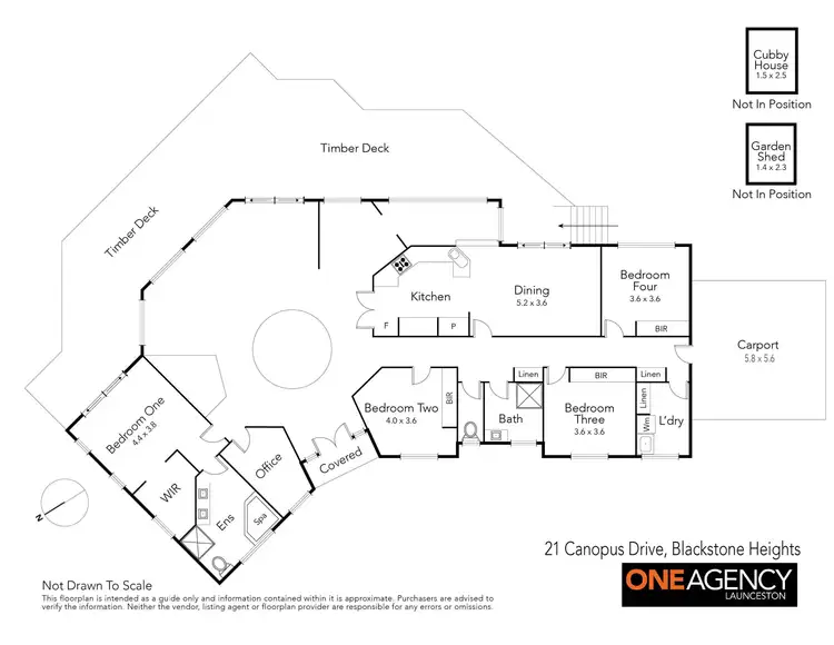 Floorplan of Homely house listing, 21 Canopus Dr, Blackstone Heights TAS 7250