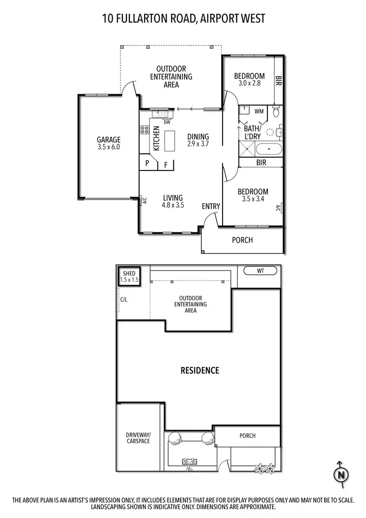 Floorplan of Homely house listing, 10 Fullarton Road, Airport West VIC 3042