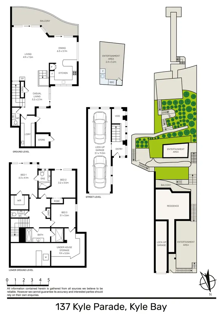 Floorplan of Homely house listing, 137 Kyle Parade, Kyle Bay NSW 2221