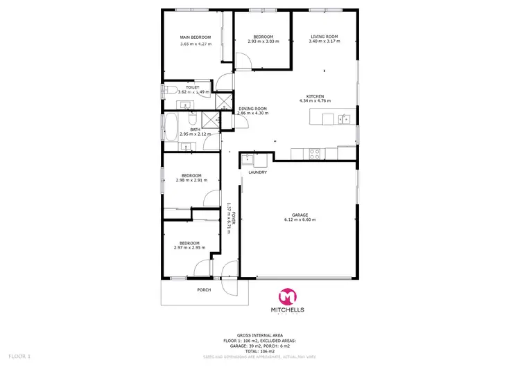 Floorplan of Homely house listing, 19 Kingfisher Drive, River Heads QLD 4655