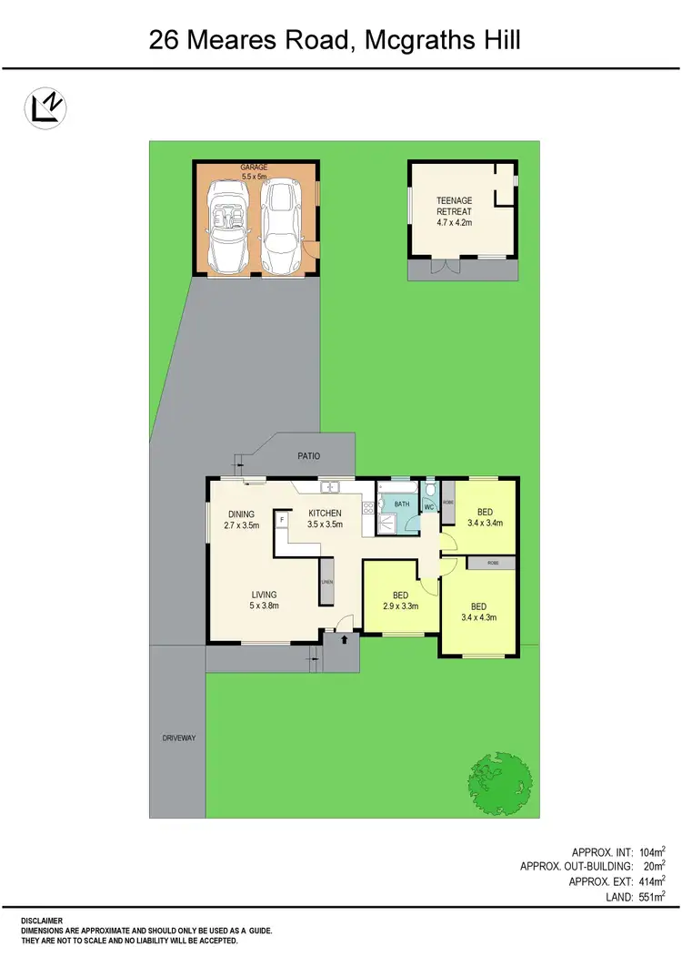 Floorplan of Homely house listing, 26 Meares Road, Mcgraths Hill NSW 2756