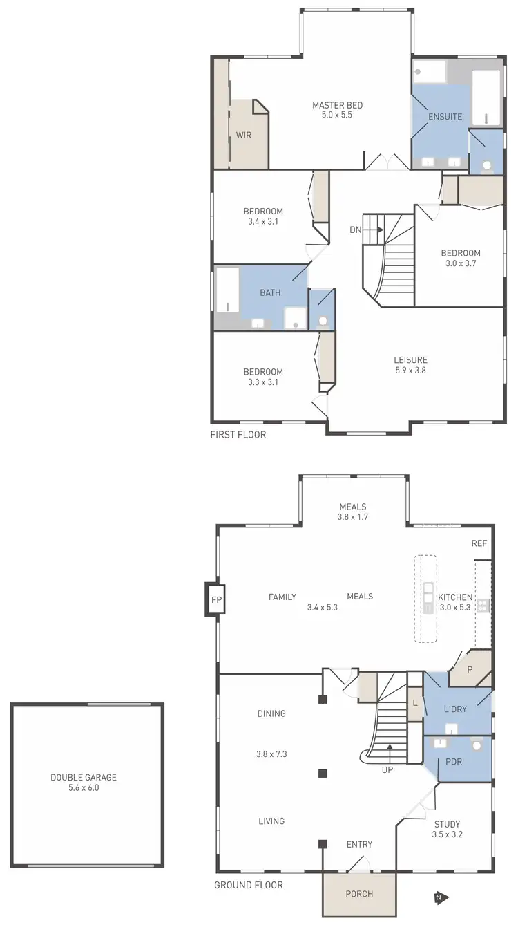 Floorplan of Homely house listing, 5 Linlithgow Parade, Caroline Springs VIC 3023