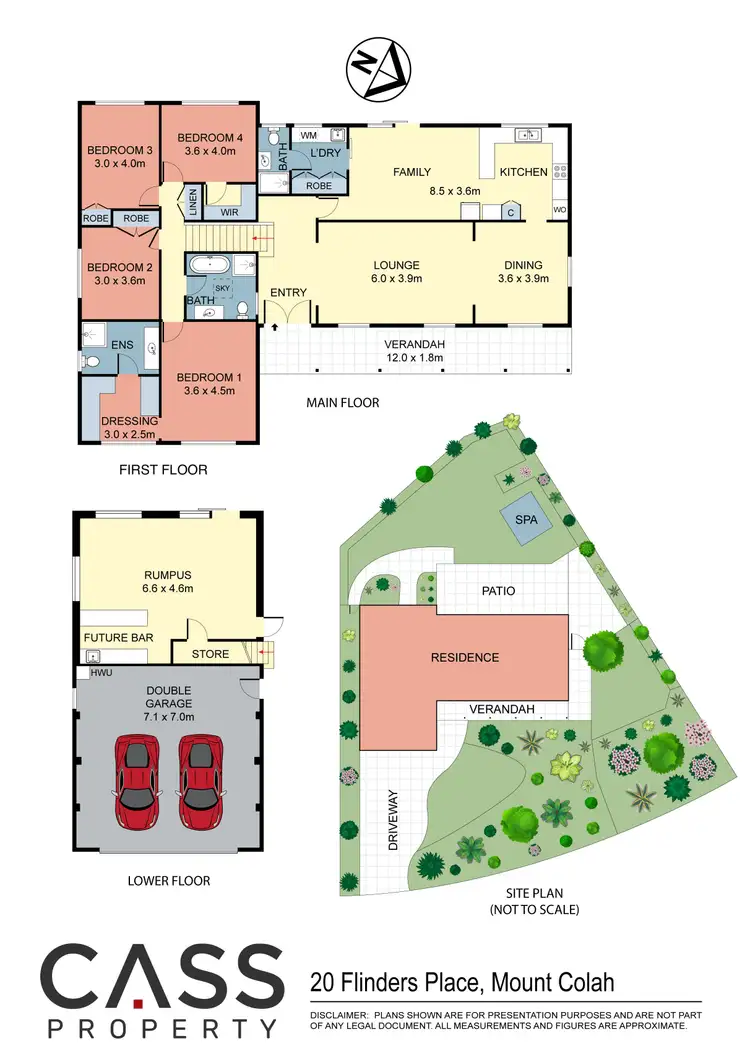 Floorplan of Homely house listing, 20 Flinders Pl, Mount Colah NSW 2079