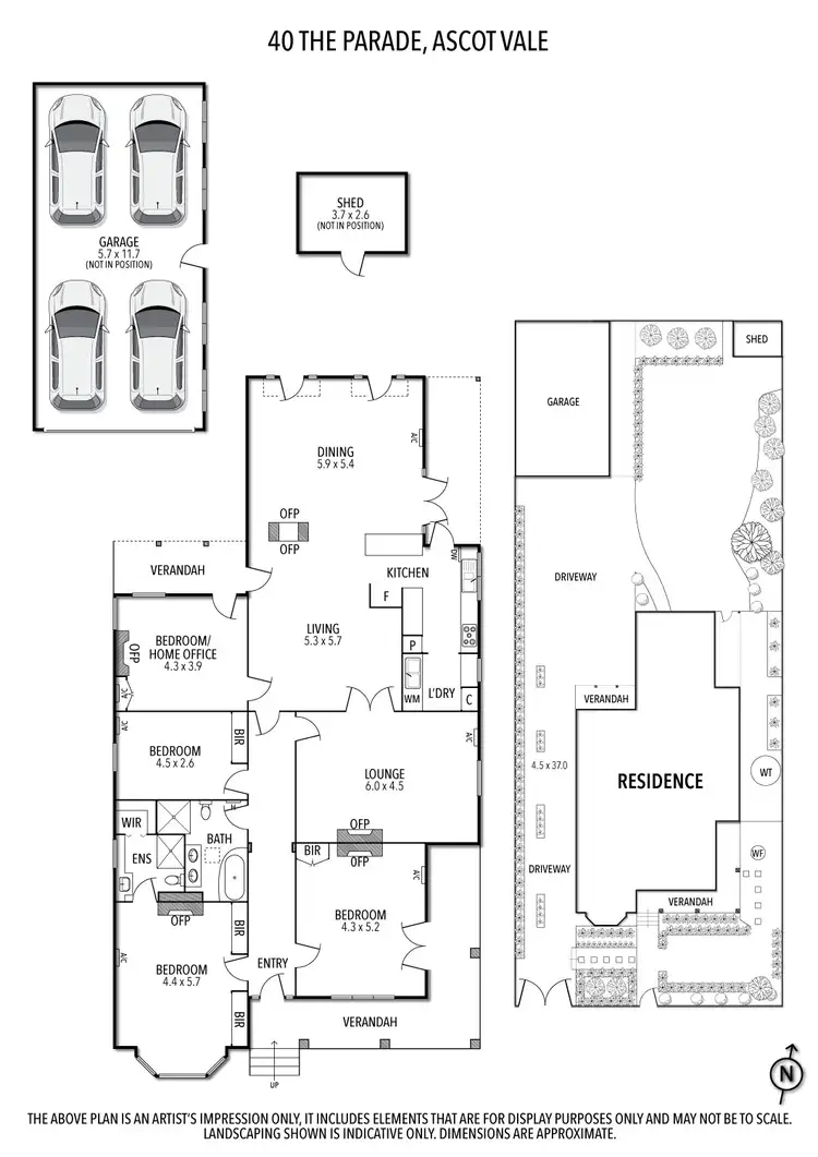 Floorplan of Homely house listing, 40 The Parade, Ascot Vale VIC 3032