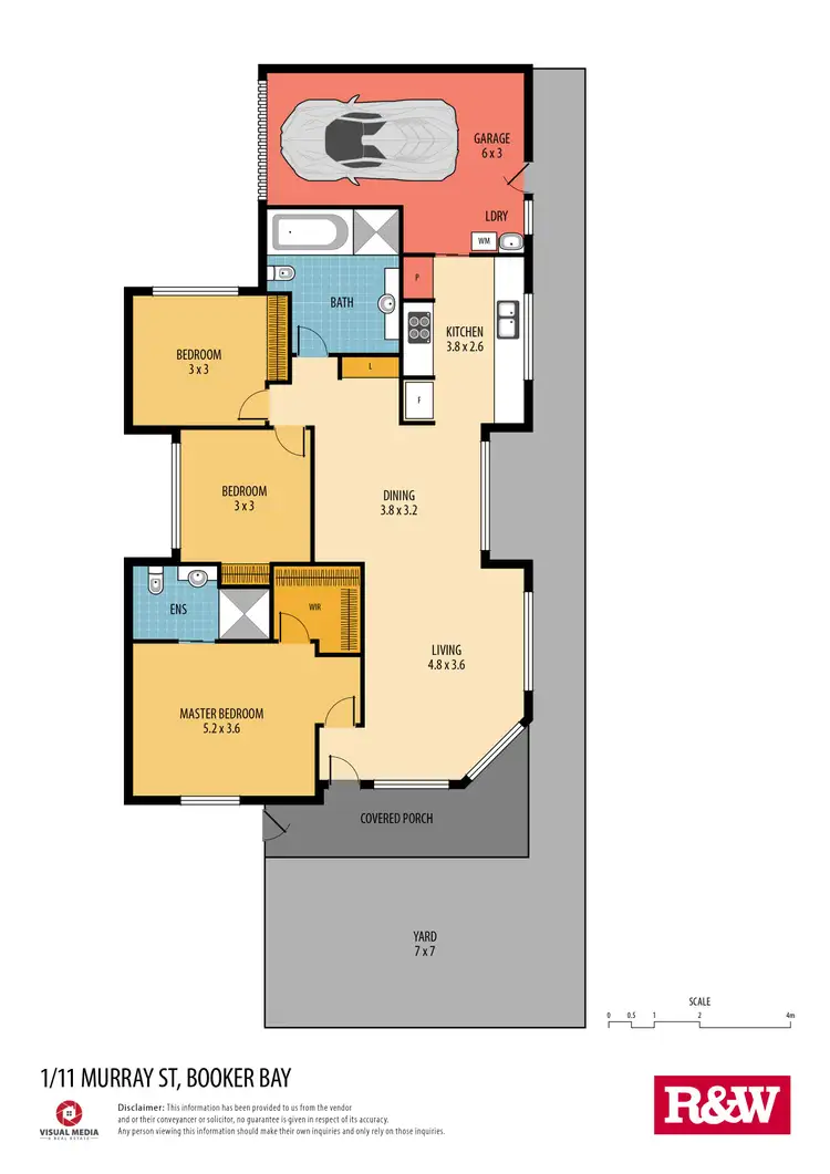 Floorplan of Homely villa listing, 1/11 Murray Street, Booker Bay NSW 2257