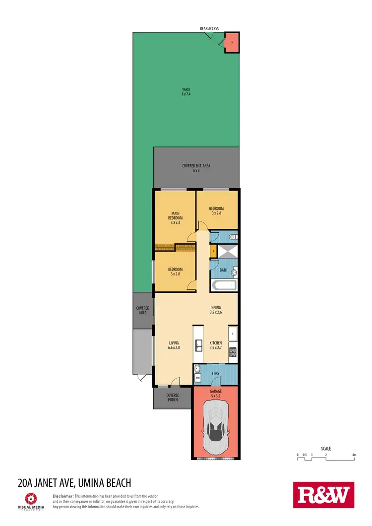 Floorplan of Homely villa listing, 1/20 Janet Avenue, Umina Beach NSW 2257