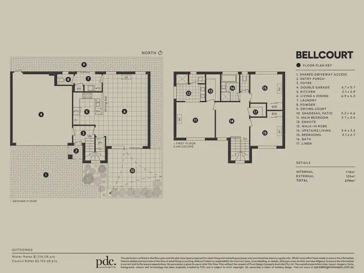 Floorplan of Homely townhouse listing, 78B Abbett Street, Scarborough WA 6019