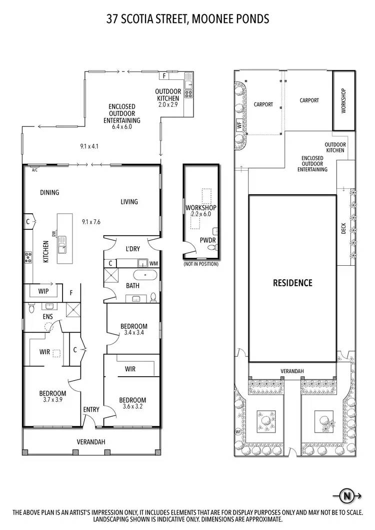 Floorplan of Homely house listing, 37 Scotia Street, Moonee Ponds VIC 3039