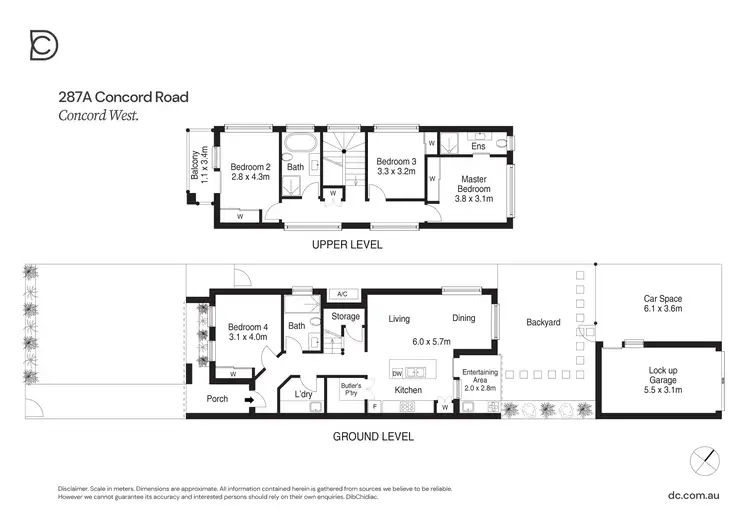 Floorplan of Homely semi-detached listing, 287 Concord Road, Concord West NSW 2138