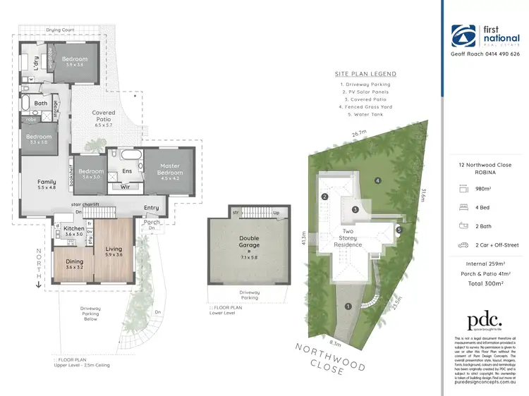 Floorplan of Homely house listing, 12 Northwood Close, Robina QLD 4226