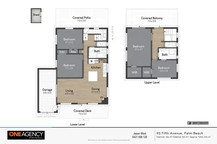 Floorplan of Homely house listing, 95 Fifth Avenue, Palm Beach QLD 4221