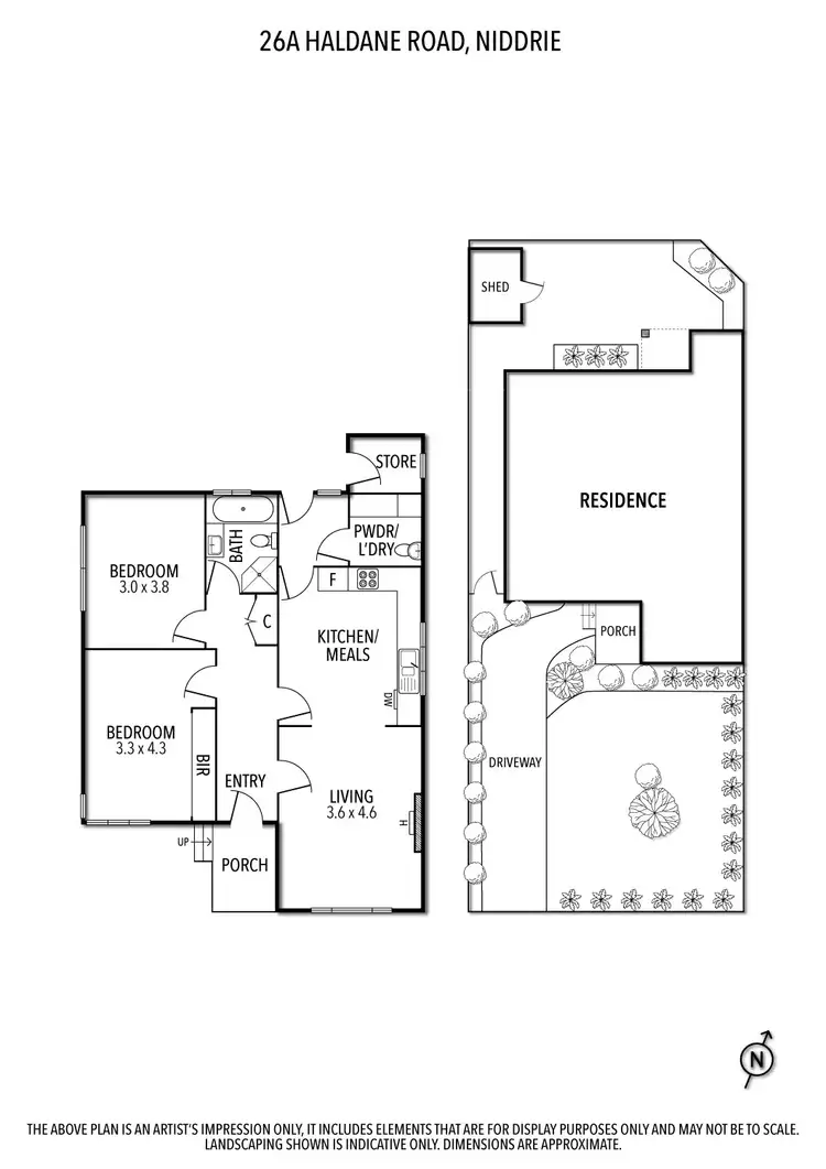 Floorplan of Homely house listing, 26a Haldane Road, Niddrie VIC 3042
