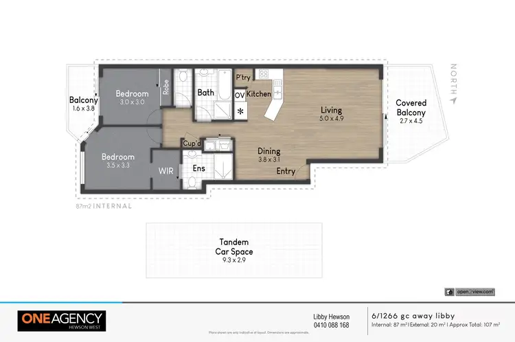 Floorplan of Homely unit listing, 6/1266 Gold Coast Highway, Palm Beach QLD 4221