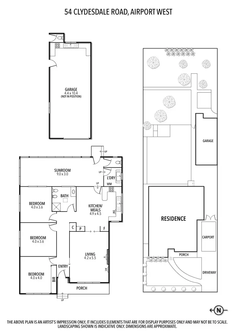Floorplan of Homely house listing, 54 Clydesdale Road, Airport West VIC 3042