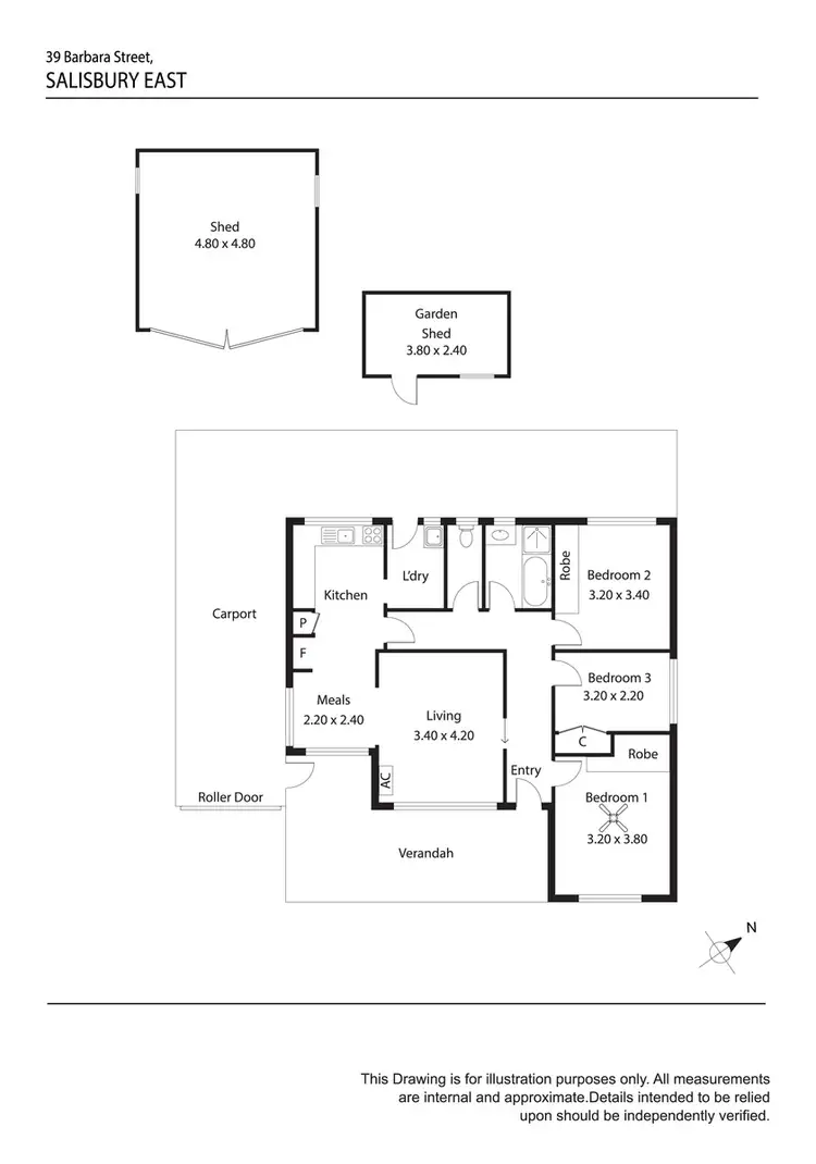 Floorplan of Homely house listing, 39 Barbara Street, Salisbury East SA 5109