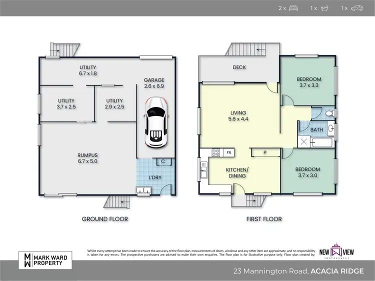 Floorplan of Homely house listing, 23 Mannington Road, Acacia Ridge QLD 4110