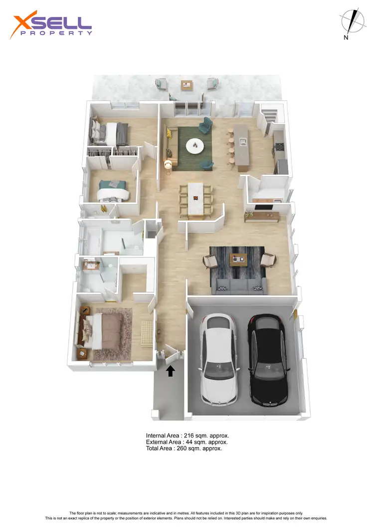 Floorplan of Homely house listing, 3 Westwood Court, Oakden SA 5086