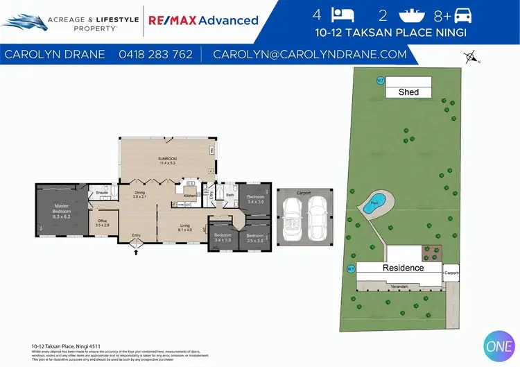 Floorplan of Homely rural property listing, 10-12 Taksan Place, Ningi QLD 4511