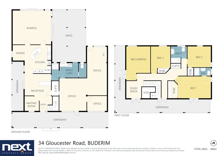 Floorplan of Homely house listing, 34 Gloucester Road, Buderim QLD 4556