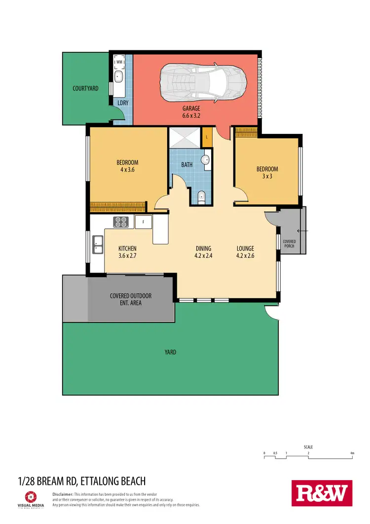Floorplan of Homely villa listing, 1/28 Bream Road, Ettalong Beach NSW 2257