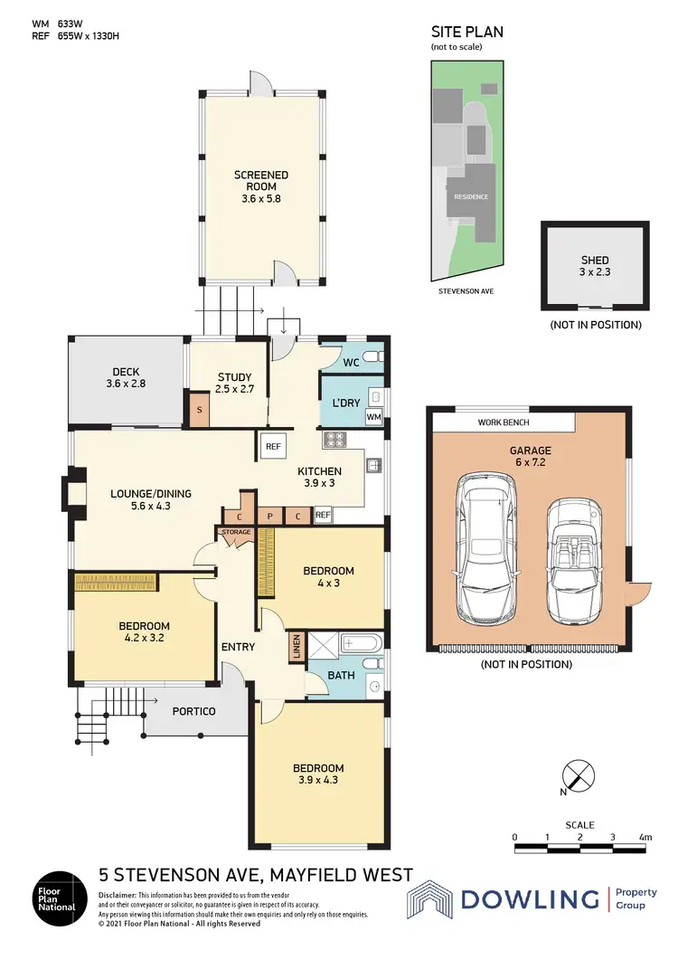 Floorplan of Homely house listing, 5 Stevenson Avenue, Mayfield West NSW 2304