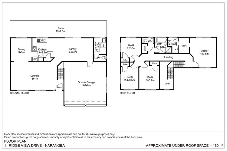 Floorplan of Homely house listing, 11 Ridge View Drive, Narangba QLD 4504