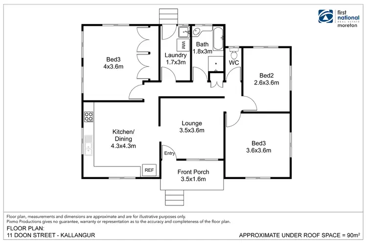 Floorplan of Homely house listing, 11 Doon Street, Kallangur QLD 4503